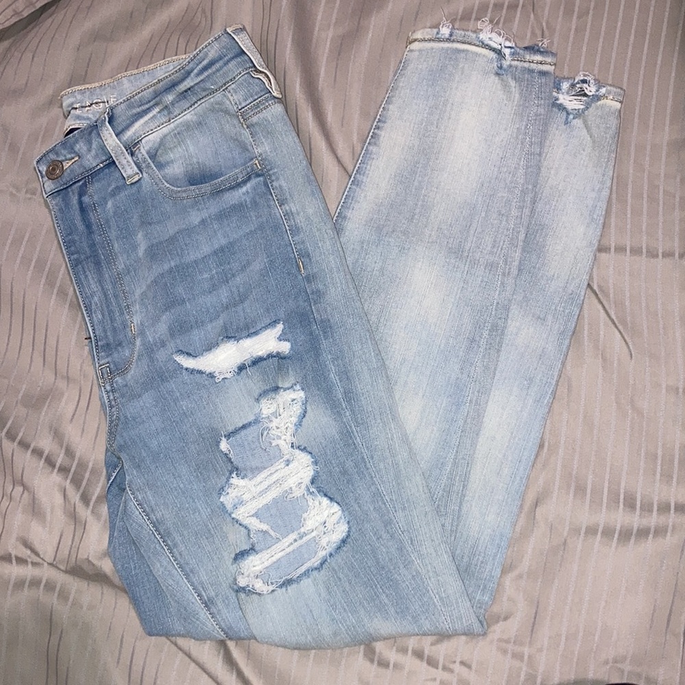 American Eagle Super High Rise Jegging crop